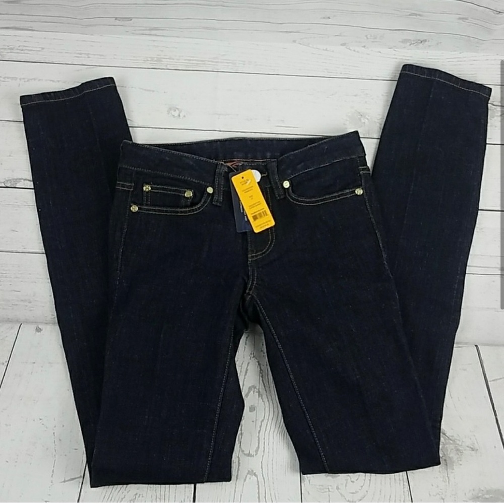 NWOT. Tory Burch Skinny Jeans, Size 25.